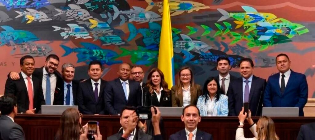 Congreso en sesión conjunta durante la elección de los nuevos magistrados del CNE