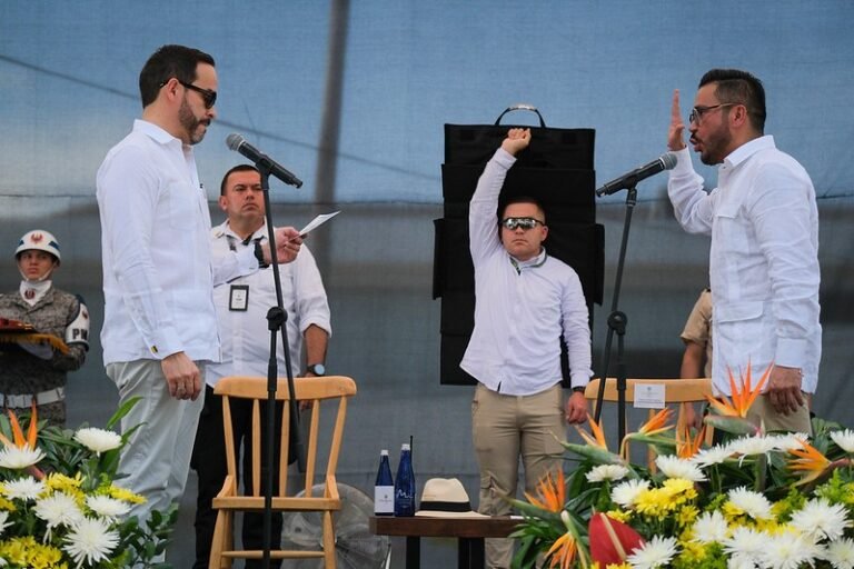 Jorge Eliécer Laverde toma juramento como nuevo Contralor General de la República en La Dorada, Caldas