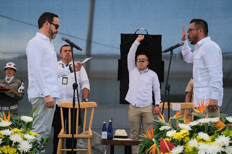 Jorge Eliécer Laverde toma juramento como nuevo Contralor General de la República en La Dorada, Caldas