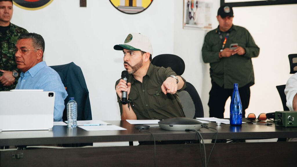 Presidente Abelardo De La Espriella en consejo de seguridad por Norte de Santander