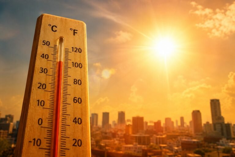Mapa o registro de altas temperaturas en Colombia según el IDEAM