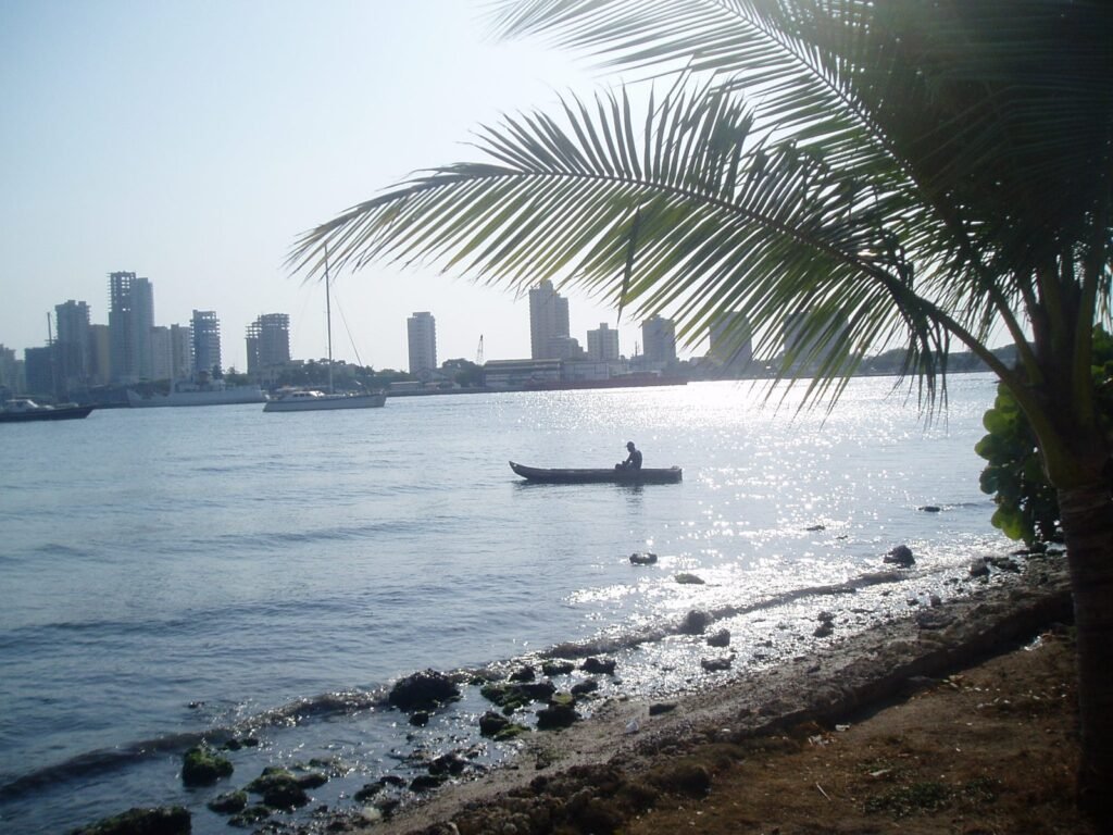 Vista general de la bahía de Cartagena