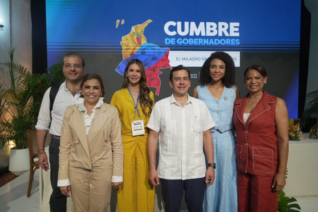 El ministro del Interior, Rodrigo Lara, durante la Cumbre de Gobernadores en Mompox