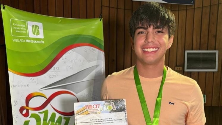 Matías Luengas Vergel, estudiante de Cúcuta que obtuvo 500 de 500 en las pruebas Saber 11