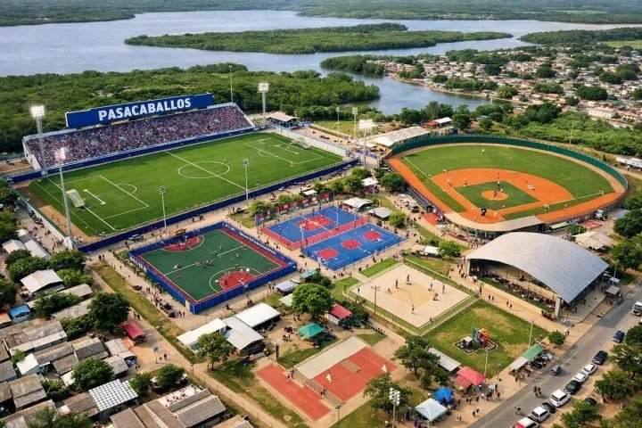 Terreno donde se construirá la unidad deportiva de Pasacaballos, en Cartagena